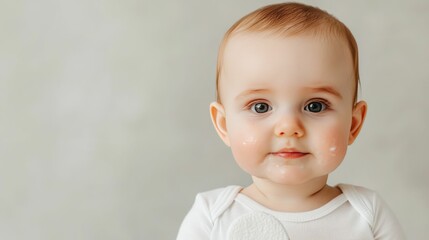 A parent lovingly and gently cleaning a baby s face with a soft cotton pad and a baby safe cleanser showcasing the tender care and affection in a moment of skincare and hygiene