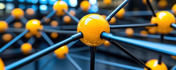 Poster - Close-up of Chemical Crystallization Process