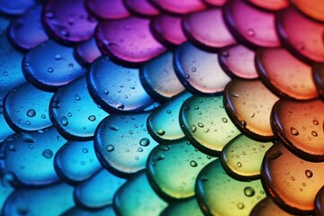 Canvas Print - Rainbow texture pattern macro photography backgrounds.