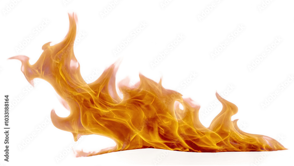 fire and flames isolated on white or transparent BACKGROUND,AND WHITE ...