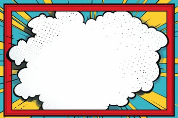 Canvas Print - collage comic backgrounds pattern art.