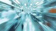 © irawan - Blurred Motion of People Walking Through a Laboratory Corridor