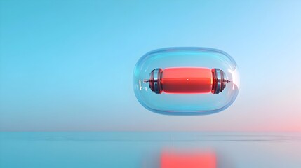Poster - Visualizing the mesmerizing quantum levitation effect of a magnet floating above a superconductor showcasing the powerful electromagnetic forces at play in this groundbreaking scientific phenomenon