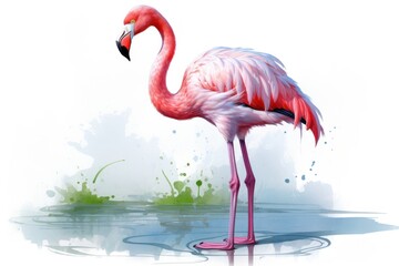 Sticker - Flamingo flamingo animal bird.