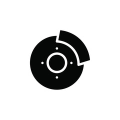 Poster - Car brake disk with caliper icon web design in vector