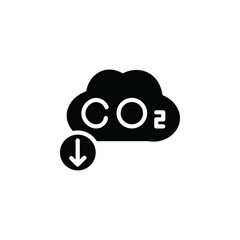 Poster - CO2 reduction icon web design in vector