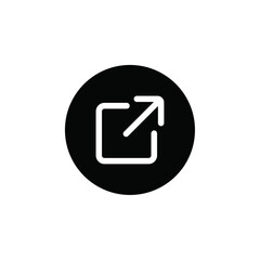 Aufkleber - External link icon web design in vector
