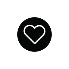 Poster - Heart icon web design in vector