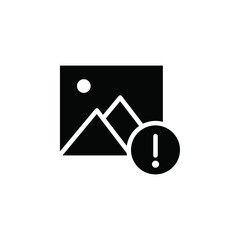 Poster - Image Error icon web design in vector