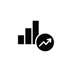 Poster - Increase chart icon web design in vector