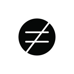Poster - Inequality icon web design in vector