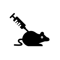 Poster - Lab rat experiment icon web design in vector