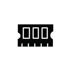 Aufkleber - memory, ram icon web design in vector