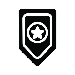 Poster - Military Rank icon web design in vector