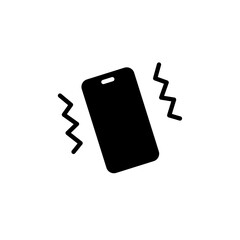Poster - Mobile phone vibrating icon web design in vector