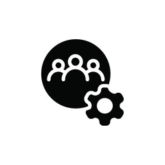 Poster - Modern teamwork icon web design in vector