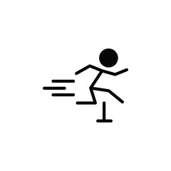 Aufkleber - Obstacle race icon web design in vector