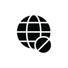 Poster - offline icon web design in vector