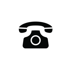 Poster - old phone icon web design in vector