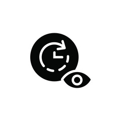 Poster - Predict, forecast icon web design in vector