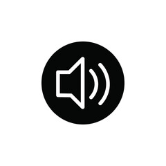 Poster - Speaker icon web design in vector