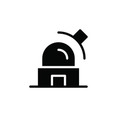 Aufkleber - Space observatory icon web design in vector