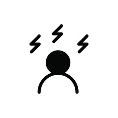 Poster - Stress icon web design in vector