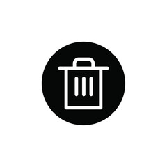 Aufkleber - Trash icon web design in vector