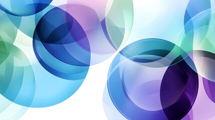 Poster - Abstract Colorful Circles Background