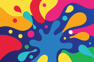 colorful splash abstract vector background design