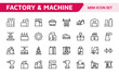 © artnazu - Factory and Machine Icons Collection. A Versatile Set for Industrial Design, Production Workflows, Machinery, Factory Management, and Engineering Solutions.