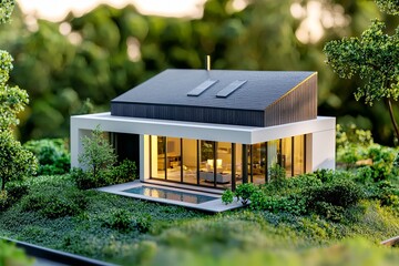 Wall Mural - Explore the benefits of using renewable materials in home construction. Discuss how these materials can reduce environmental impact