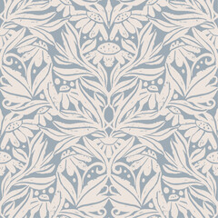  Motif Damask Floral Pattern