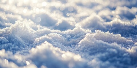 Poster - snow surface, icy texture