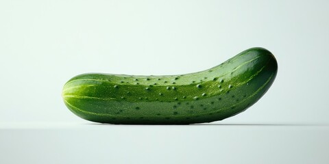 Poster - Cucumber isolated on a white background