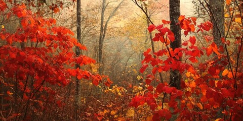 Poster - fall foliage