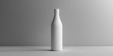 Poster - White bottle in paper packaging