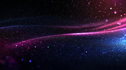 Fototapete - A flow of digital information. A futuristic technology background. A visualization of big data.