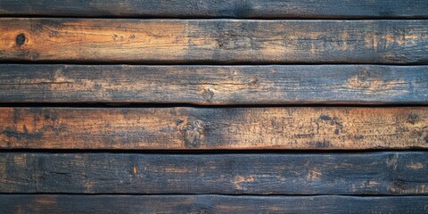 Aufkleber - Wood Plank Texture Background with Free Copy Space for Product or Advertisement Text Design