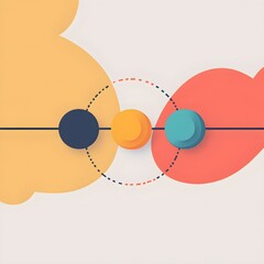 Poster - Abstract Colorful Geometric Shapes Background Design