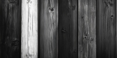 Aufkleber - black and white wooden textures
