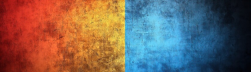 Poster - Warm Gradients in Grainy Texture Design