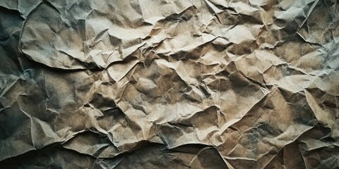Aufkleber - Worn crumpled paper texture. Distressed paper backdrop.