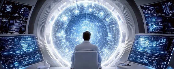 Poster - Thoughtful Business Analysis in Futuristic Setting