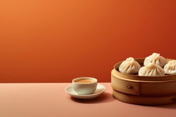 Canvas Print - Dim sum dumpling food xiaolongbao.