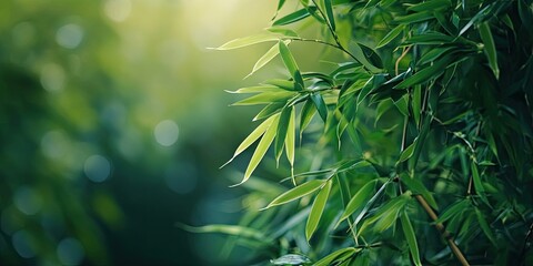 Aufkleber - bamboo foliage