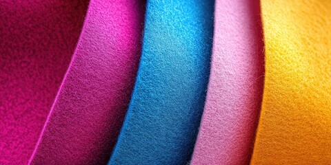 Fototapete - Abstract colored felt background texture. Texture and background for design purposes.