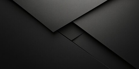 Aufkleber - Black graphic section with copy space on a black background.