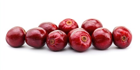 Canvas Print - Chinese jujubes against a white background.