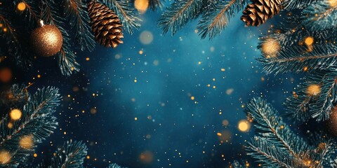 Leinwandbilder - background for the New Year and Christmas